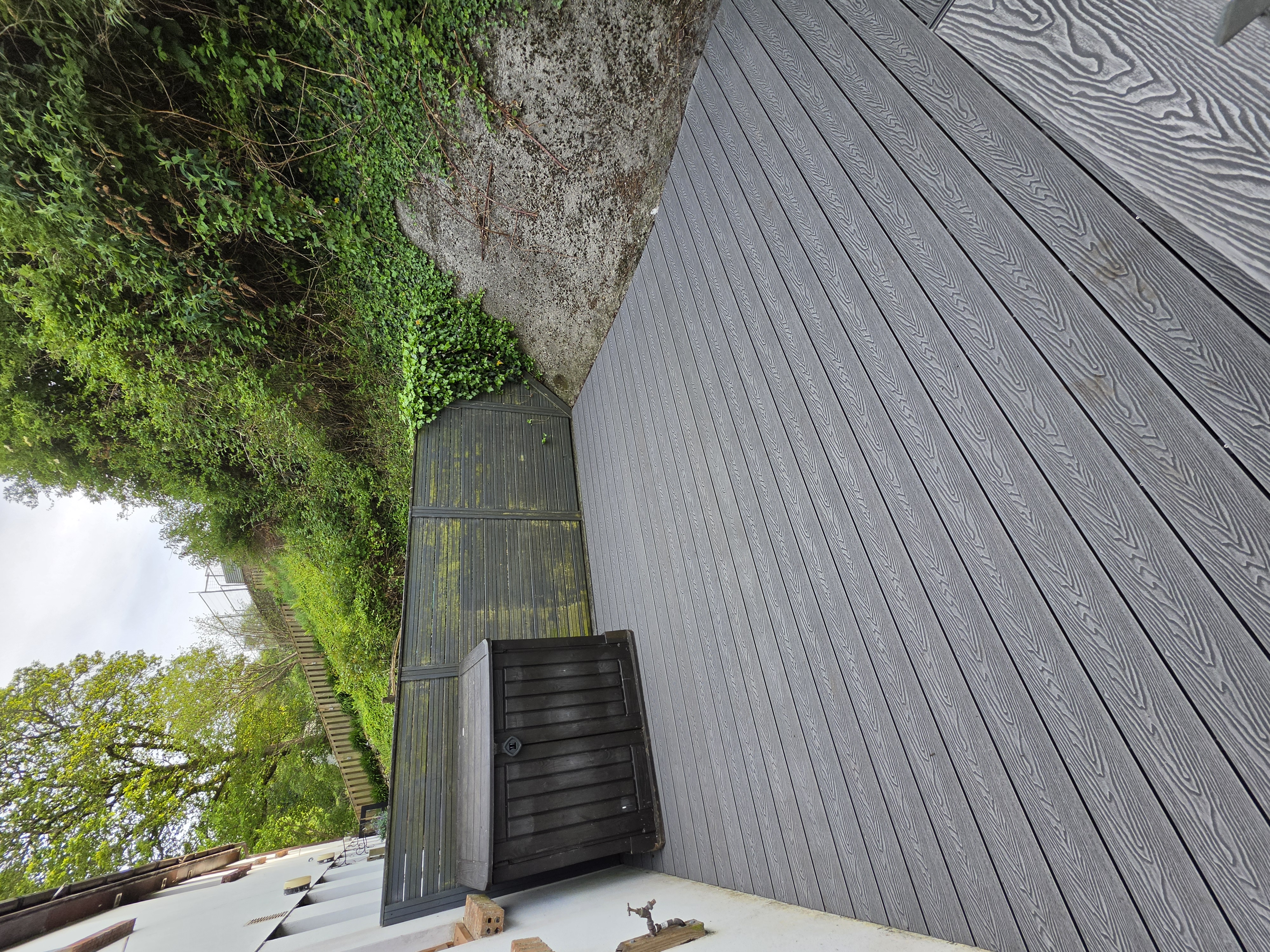 Bespoke garden decking installation